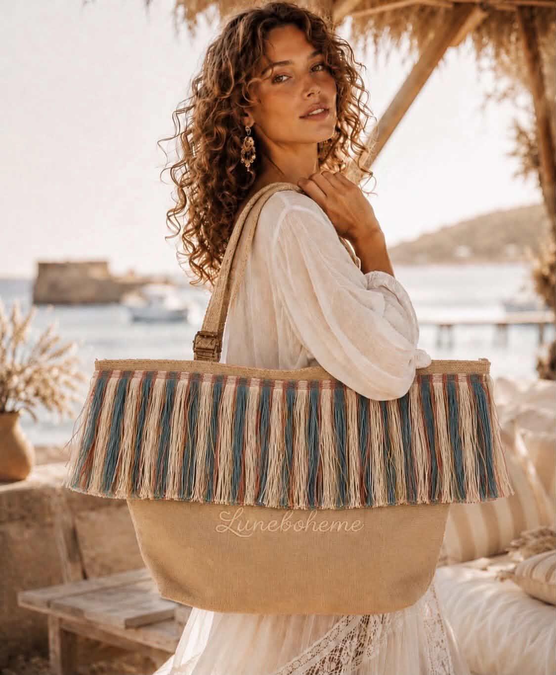 Cabas Riviera Frangé – Édition Prestige